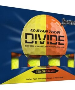 Srixon Q-Star Tour 6 Divide Orange/Yellow Golf Balls